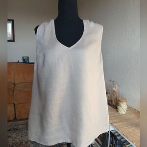 Tommy Bahama Beige Linen Shirt